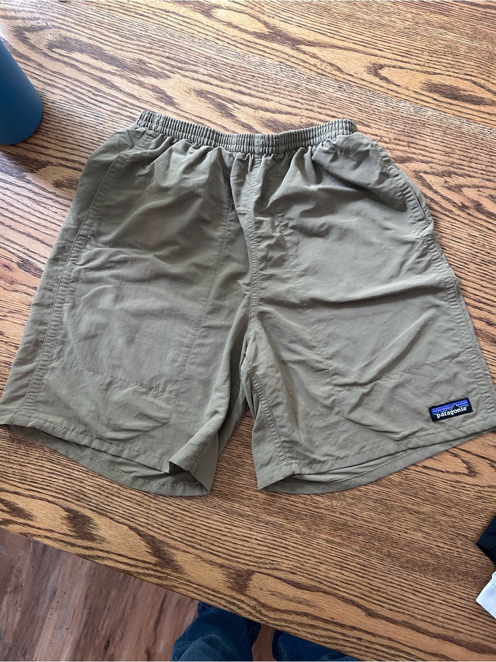 Patagonia Men’s Olive Casual Elastic-Waist Shorts